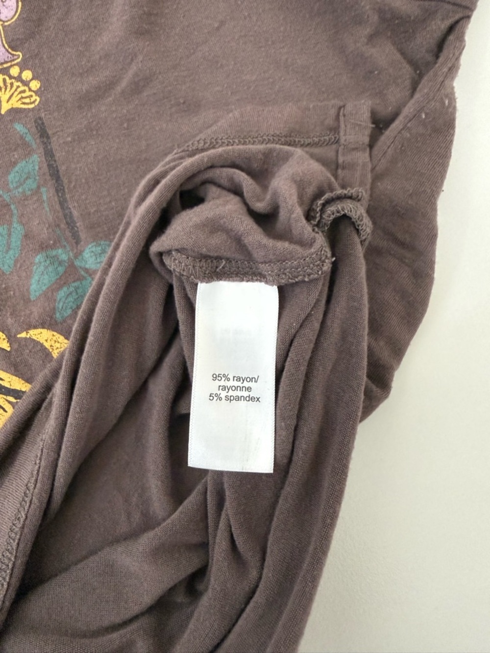 Maurices Sunflower Festival Graphic Tee Brown Short Sleeve Jersey Medium Women’s - Picture 10 of 11